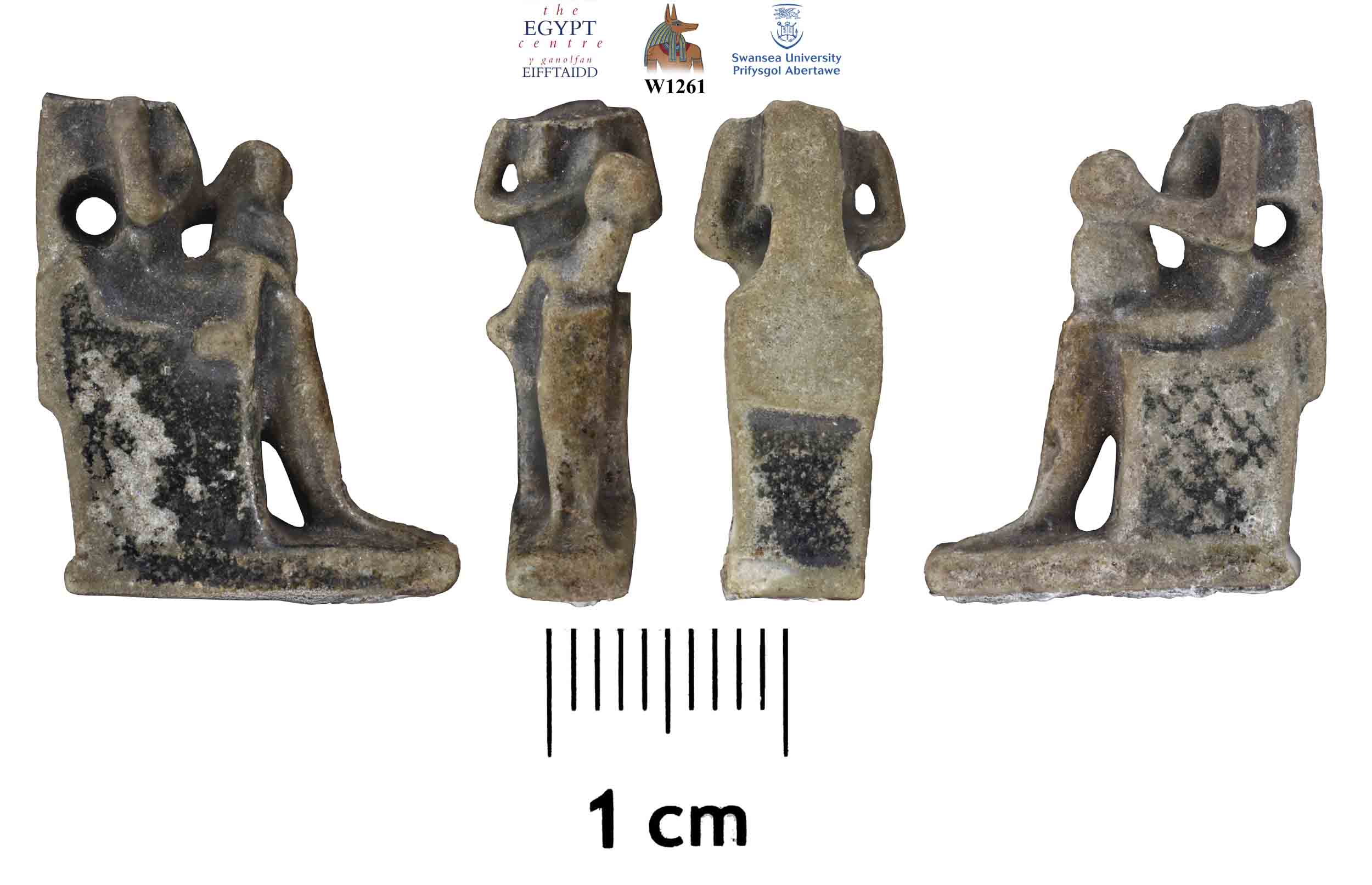 Image for: Statue or amulet of Isis nursing Horus